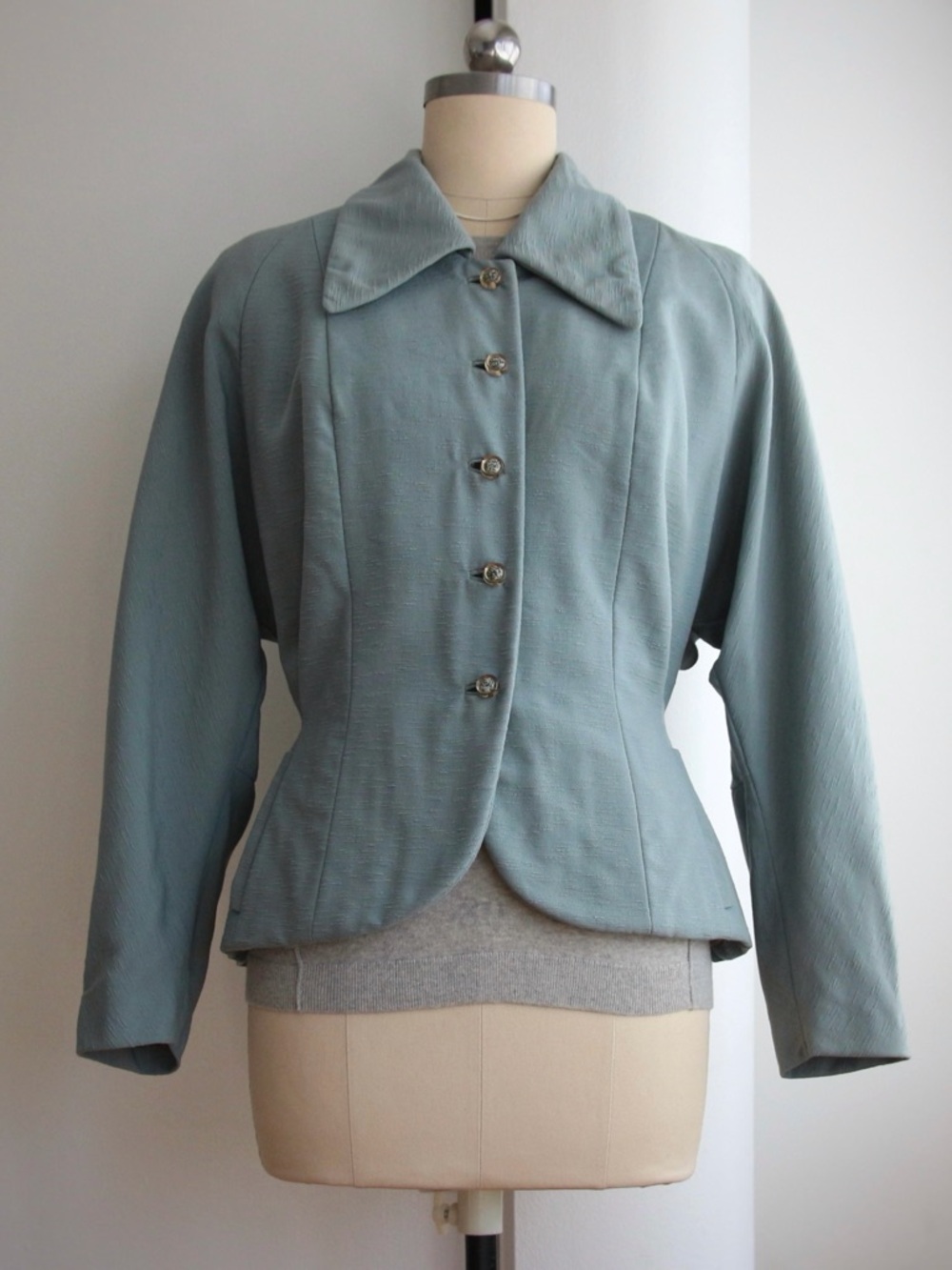 1940's HBC Dolman Peplum Blazer Jacket
